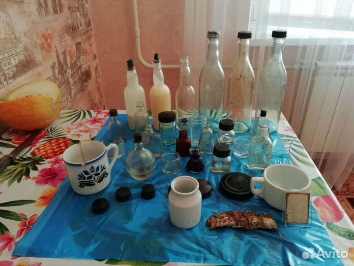 Старинные бутылки