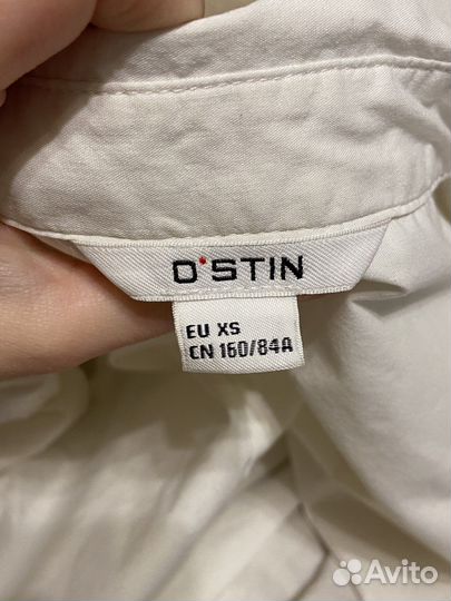 Белая рубашка хлопок для девочек