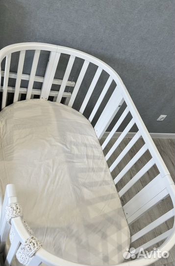 Детская кровать овальная