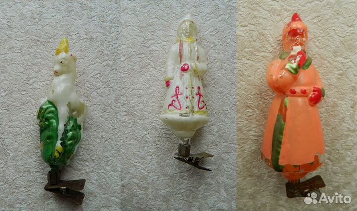 Елочные игрушки СССР