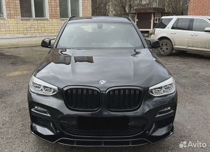 Сплиттер губа переднего бампера bmw x3 g01 x4 g02