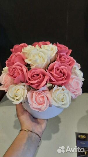 Букет цветов из мыла