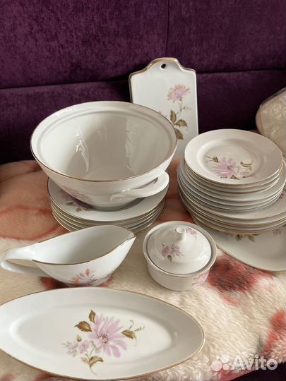 Столовый сервиз Дулёво СССР