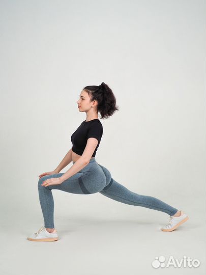Леггинсы женские для спорта. Тайтсы.S-44 M-46 L-48