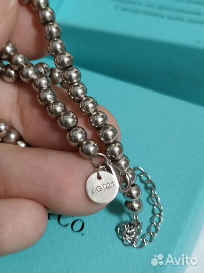 Колье чокер цепочка серебро