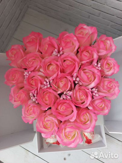 Букет из мыльных цветов