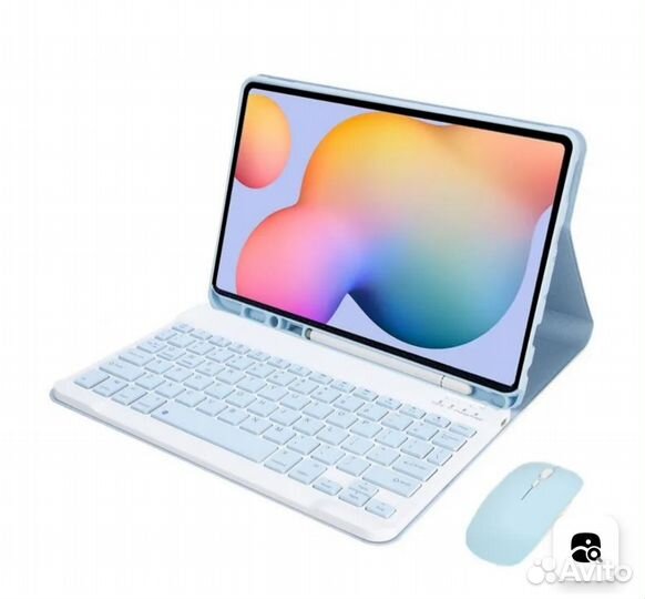 Клавиатура+ мышь + чехол для планшета