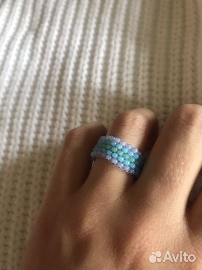 Колье ожерелье из бисера