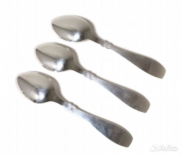 Серебряные обеденные ложки, 3 шт. Дания, 1957 год