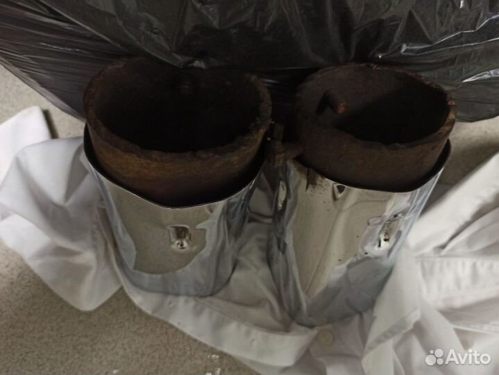 Насадки на глушитель BMW E34, E32