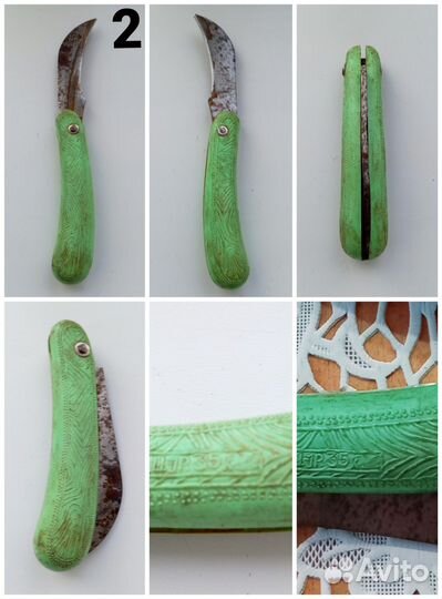 Складные ножи,рабочие,времён СССР-8 штук