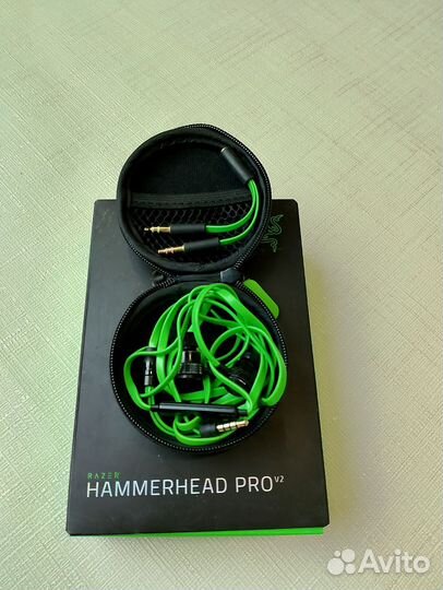 Наушники razer Hammerhead Pro v2 Неисправные