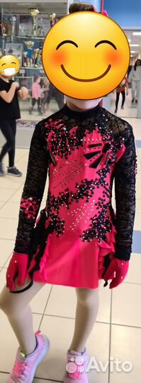 Платье для фигурного катания на рост 122 см