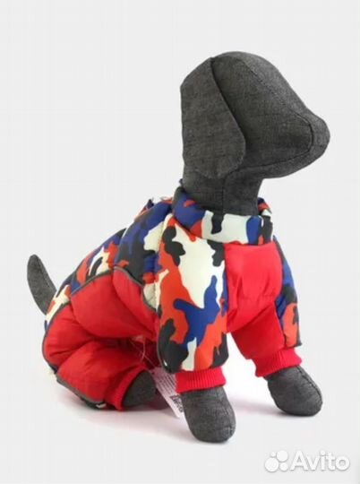 Комбинезон с обувью для собаки