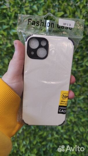 Чехол Силиконовый + Кожа iPhone 13