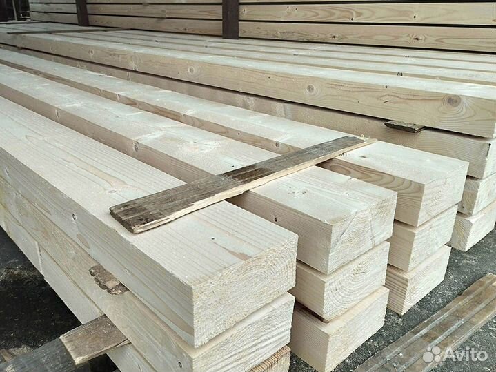 Строганный брус 100х200х6000 ель Ест