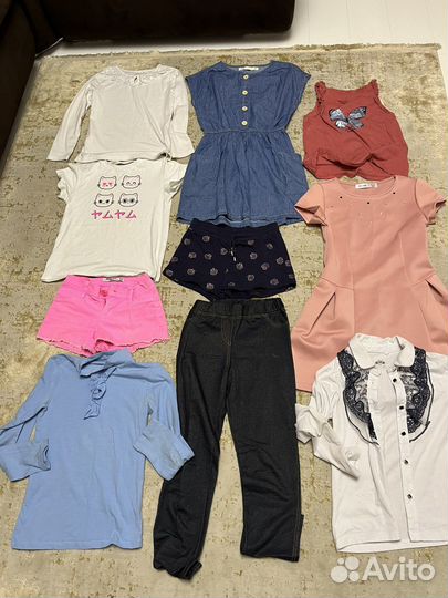 Пакет одежды на девочку 128-134
