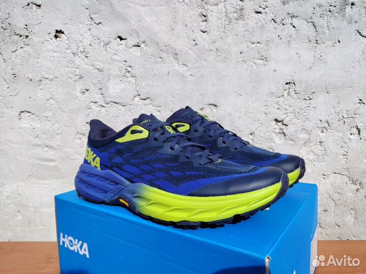 Кроссовки Hoka One One Speedgoat 5 синие новые