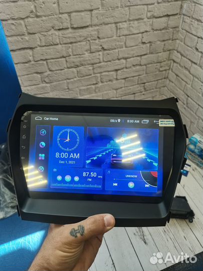 Мультимедиа Android 10 Hyundai Santa Fe 12+