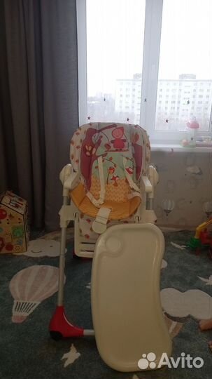 Стульчик для кормления chicco polly