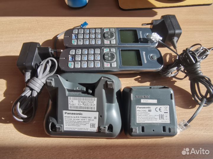 Радиотелефон Автоответчик Panasonic Станция 2 тр