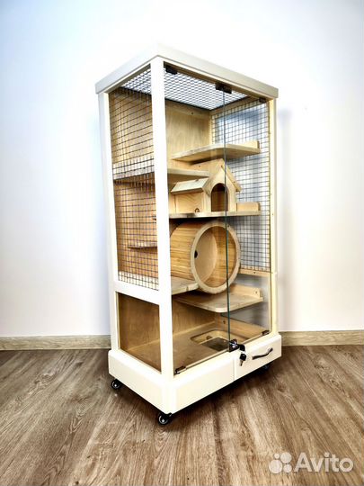 Витрина клетка вольер для шиншиллы