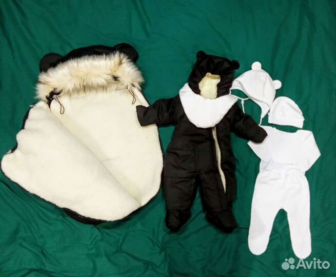 Конверт на выписку зимний на овчине