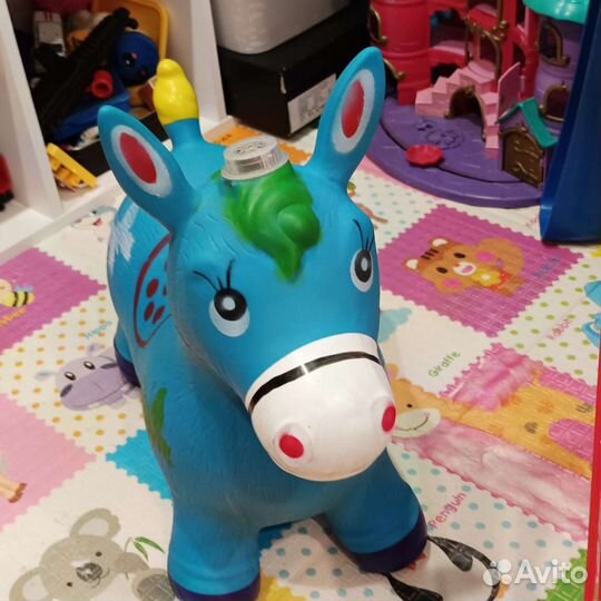 Ослик прыгун музыкальный