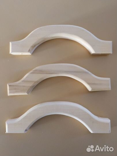 Дверные ручки - деревянные, Липа