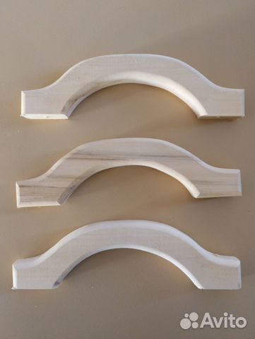 Дверные ручки - деревянные, Липа