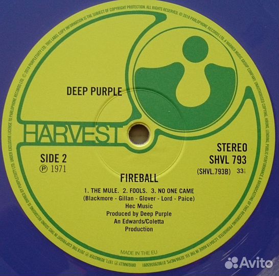 LP Deep Purple – Fireball