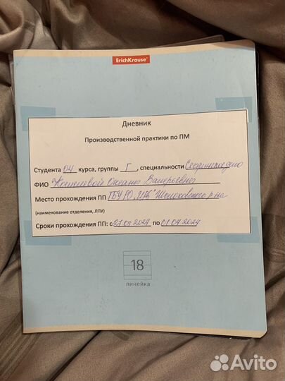 Дневник по практике
