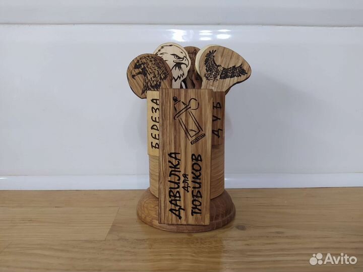 Давилки тюбиков (зубной пасты, кремов) из дуба