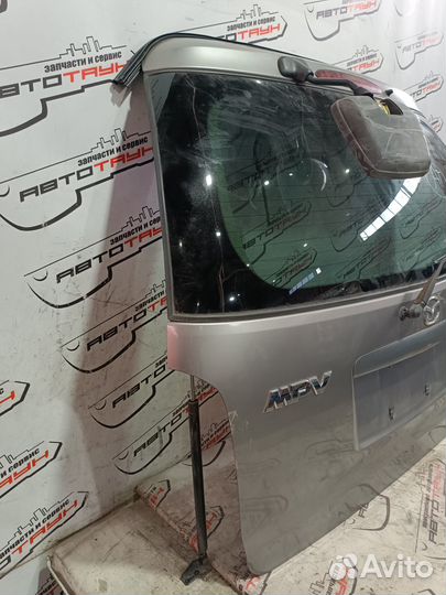 Дверь задняя mazda MPV LW3W LW5W lwew lwfw L08162020F серый, 29Y QA4910