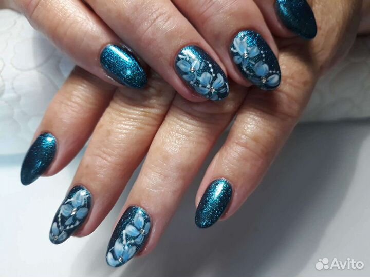 Наращивание ногтей, шеллак, педикюр