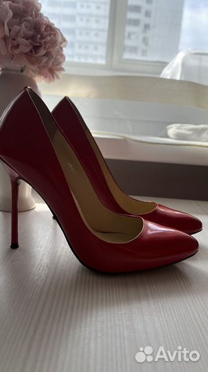 Туфли лодочки натуральная кожа 37