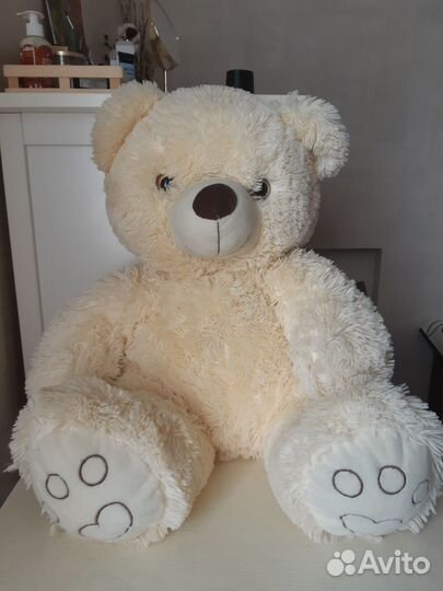 Большая мягкая игрушка белый медведь