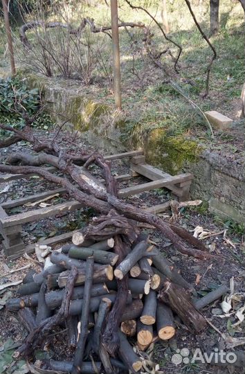 Дрова фруктовые для парилок, жарки, копчения