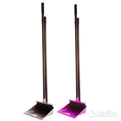 Набор щётка с ручкой + совок Практик, 79х19х17см