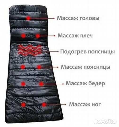 Массажный матрас с подогревом