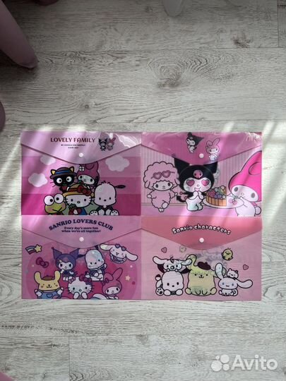 Kuromi, Melody, Sanrio, Hello Kitty папка