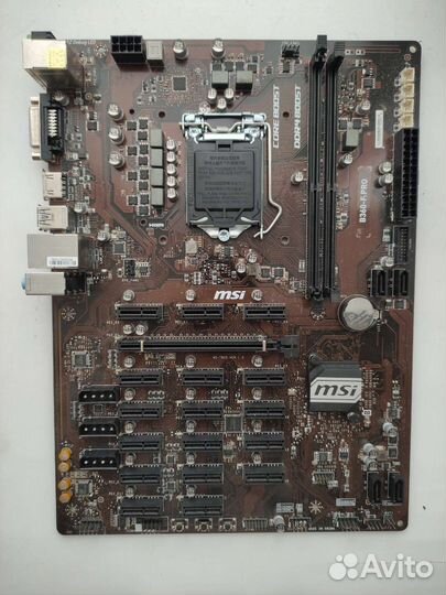 Материнская плата 1151 msi b360f pro