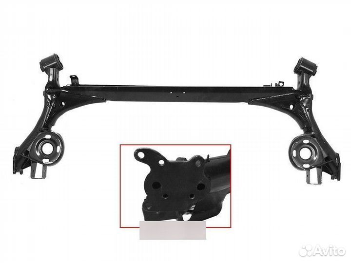 Балка задняя VW polo 10-11/jetta 01-06/golf 97