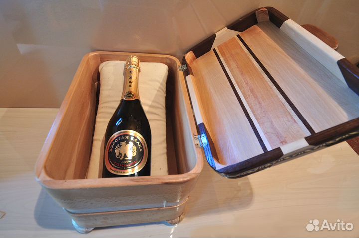 Подарочный деревянный бокс