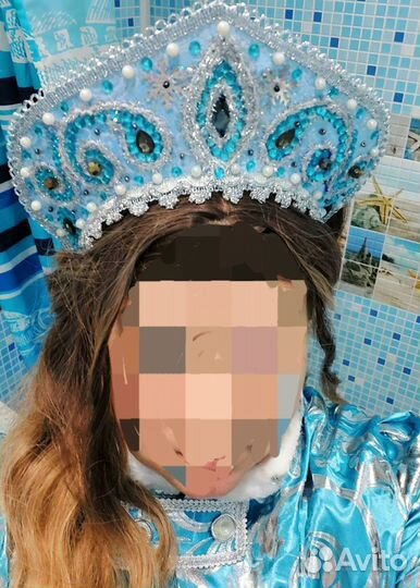 Кокошник для снегурочки