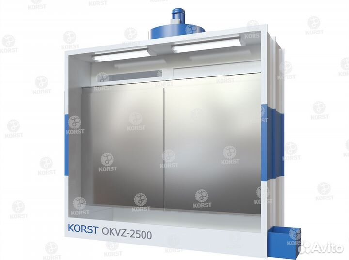 Покрасочная кабина Корст 2500 с водяной завесой