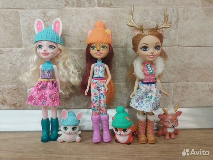 Куклы Enchantimals (энчантималс) зимние