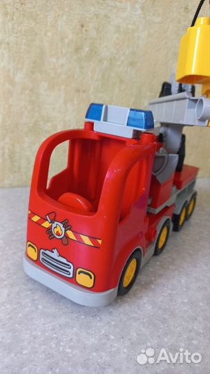 Пожарная машина лего дупло