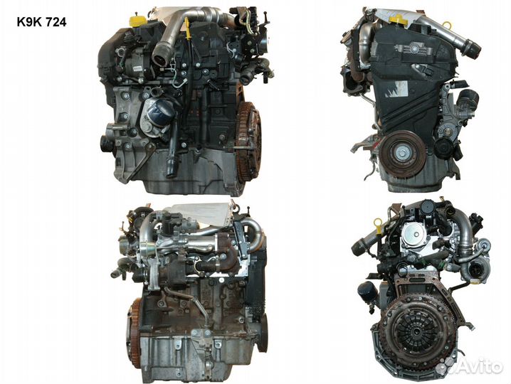 Двигатель K9K728 K9K724 на Renault 1.5 DCI K9KG724