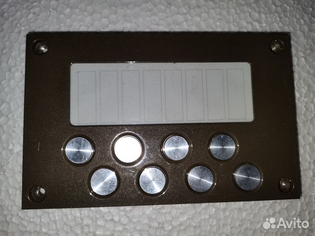 Кнопочная панель vizit